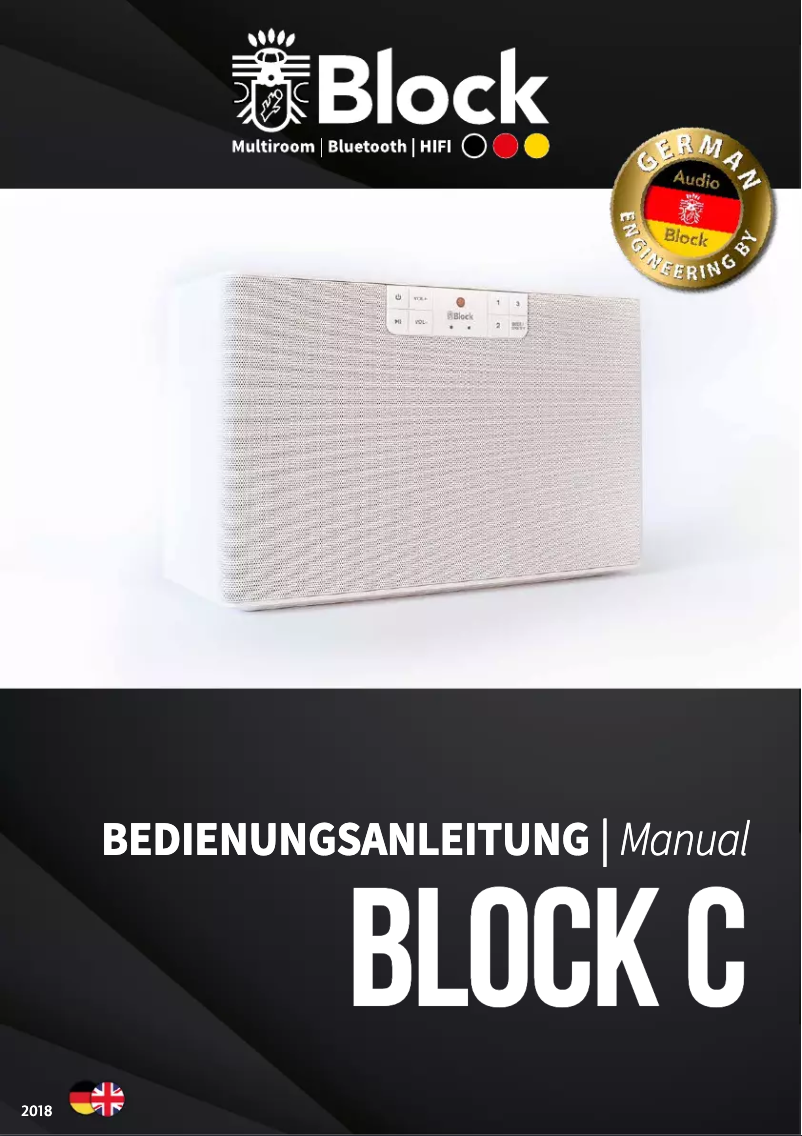 Page 1 de la notice Manuel utilisateur Block C