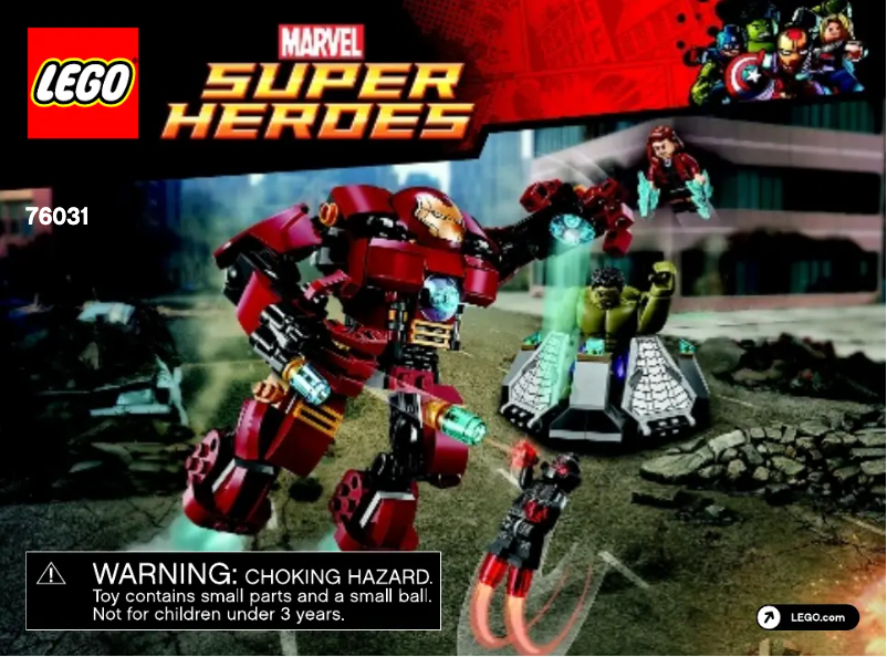 Page 1 de la notice Manuel utilisateur Lego Marvel Super Heroes 76031