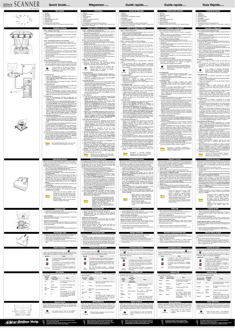 Page n°1 - Manuel utilisateur Plustek SmartOffice PS456U Plus