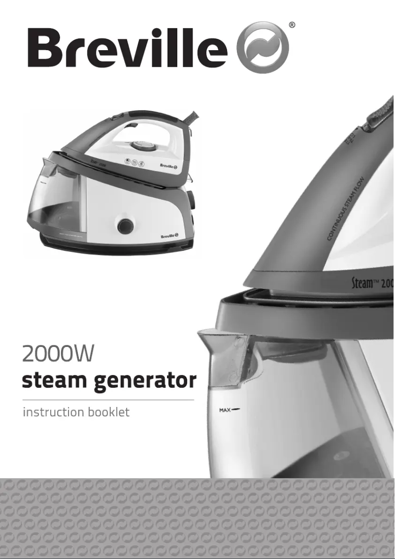 Page 1 de la notice Manuel utilisateur Breville Extreme Steam 2000w