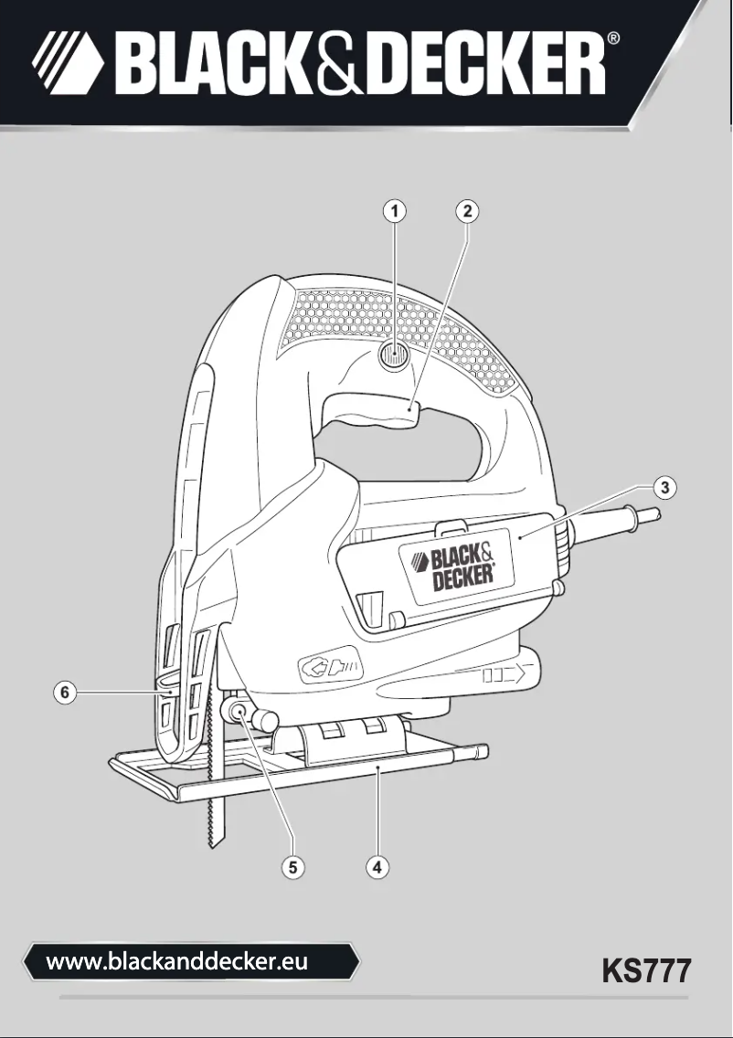 Image de la première page du manuel de l'appareil KS777