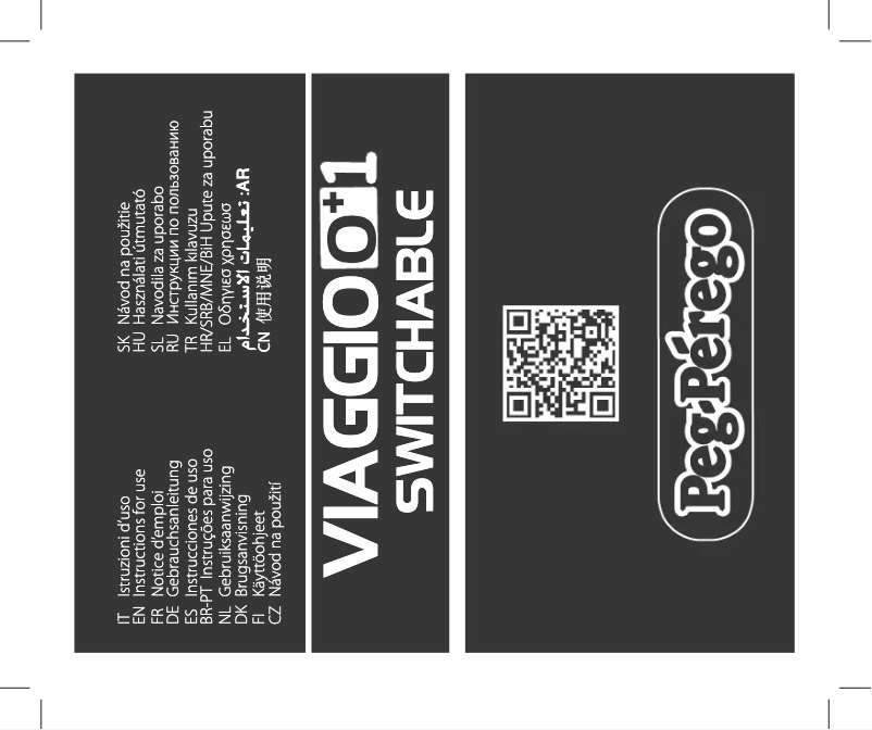 Page 1 de la notice Manuel utilisateur Peg Perego Viaggio 0+1 Switchable