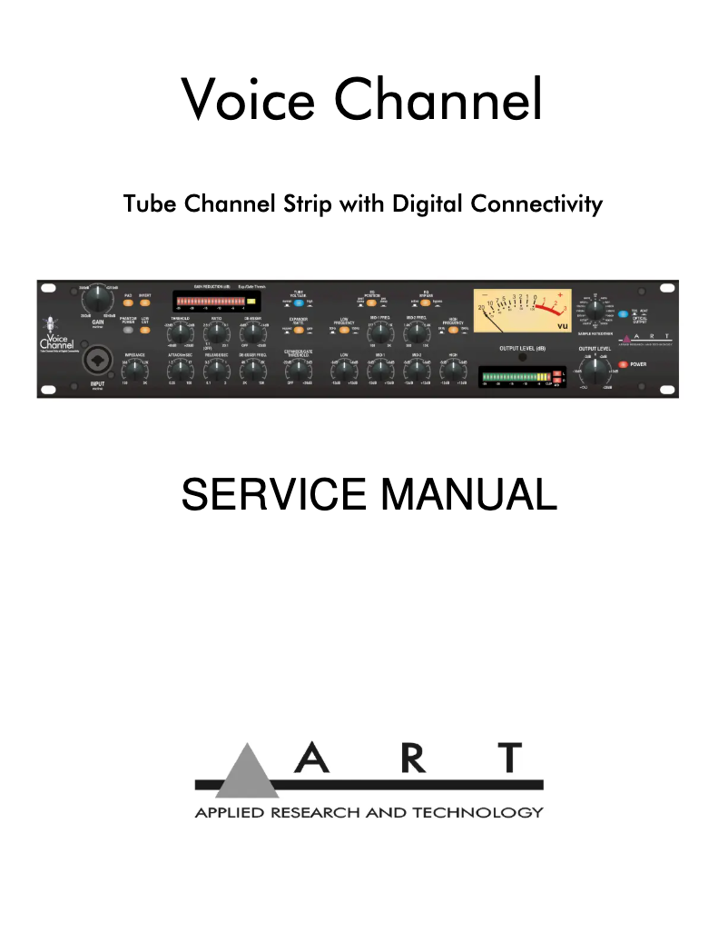 Image de la première page du manuel de l'appareil Voice Channel