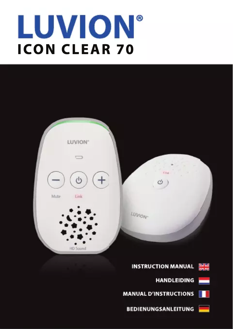 Page 1 de la notice Manuel utilisateur Luvion Icon Clear 70