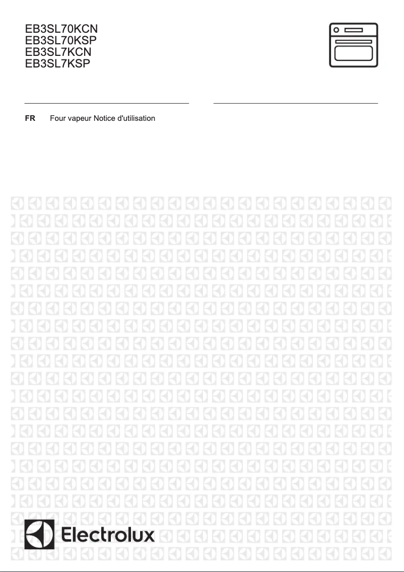 Page 1 de la notice Manuel utilisateur Electrolux EB3SL70KSP