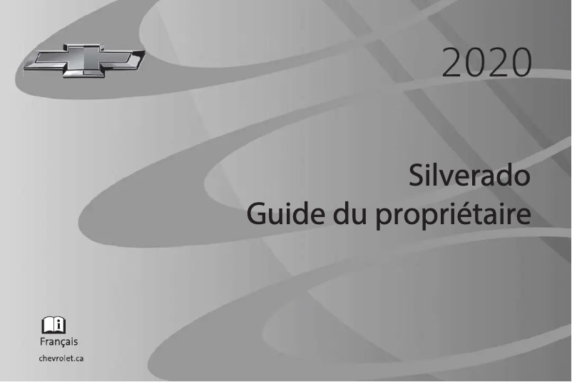 Image de la première page du manuel de l'appareil Silverado (2020)