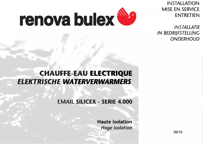 Page 1 de la notice Manuel utilisateur Bulex Series 4000