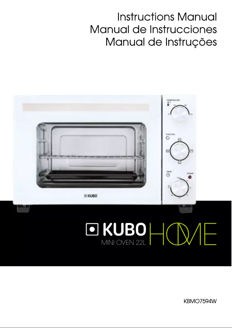 Image de la première page du manuel de l'appareil KBMO7594W