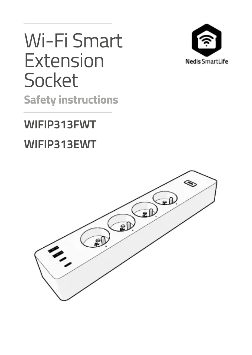 Page 1 of the manual User Manual Nedis WIFIP313EWT
