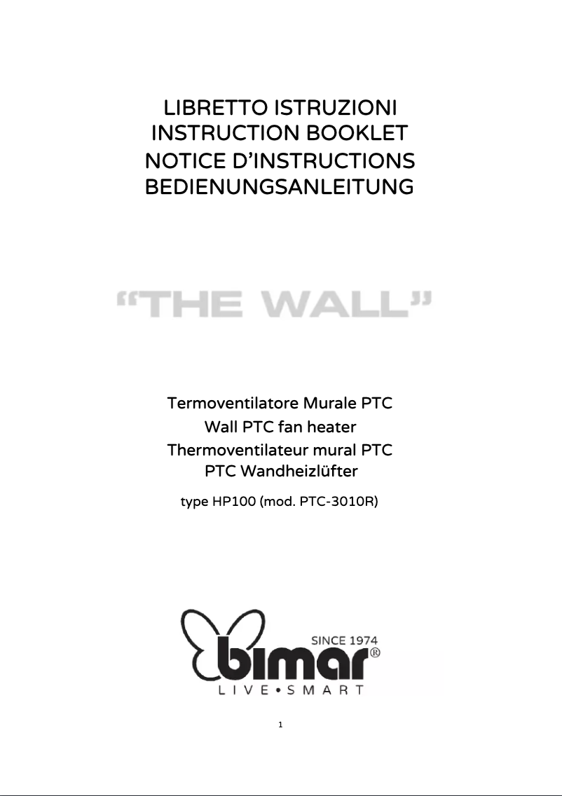 Image de la première page du manuel de l'appareil HP100