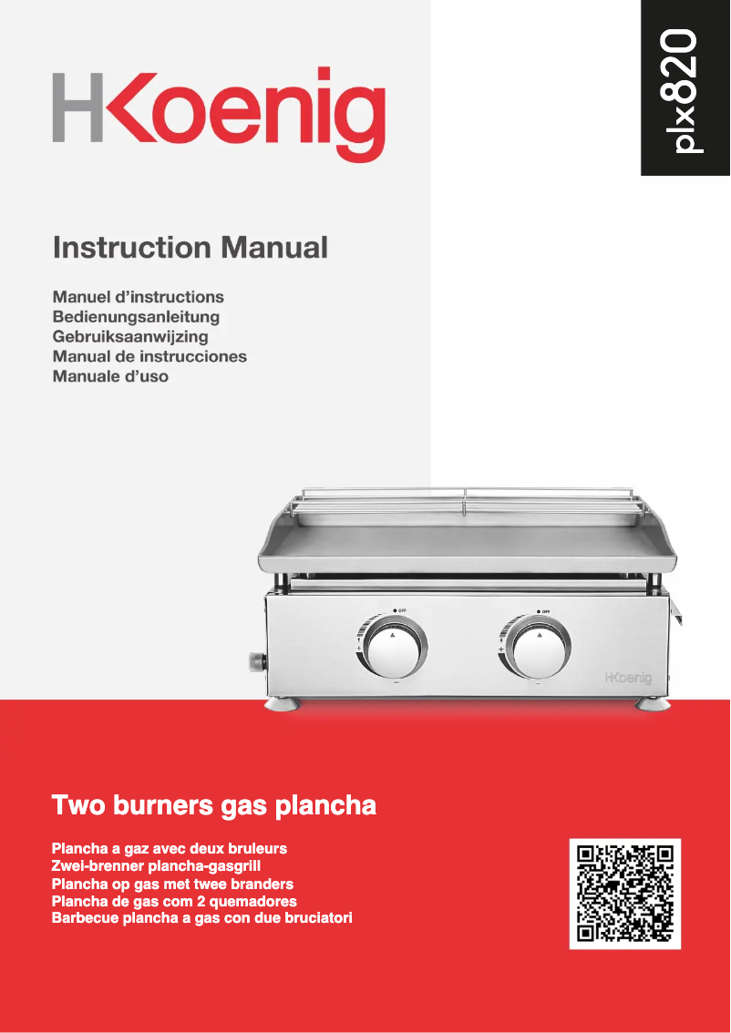 Image de la première page du manuel de l'appareil PLX820