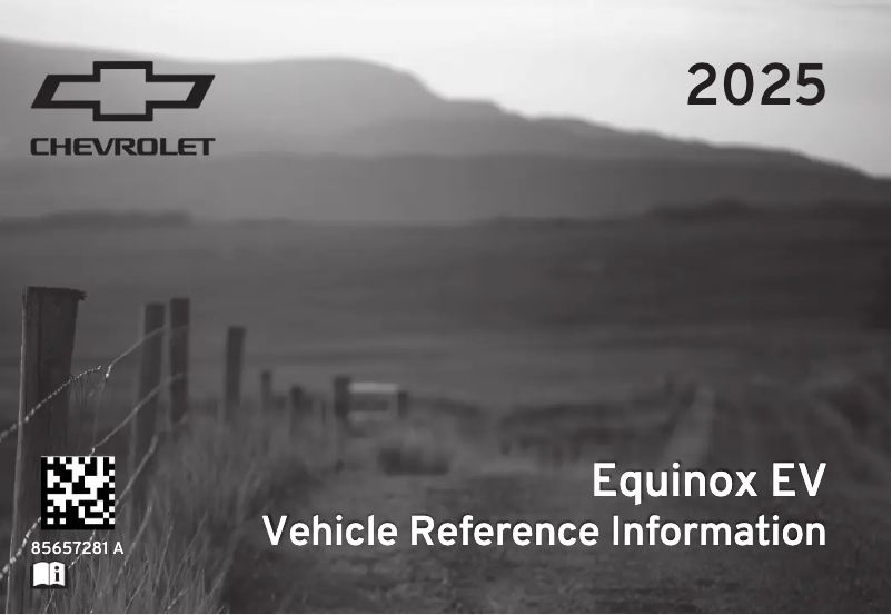 Image de la première page du manuel de l'appareil Equinox (2025)