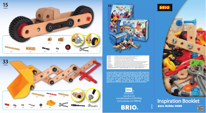 Page n°1 - Manuel utilisateur BRIO 34589