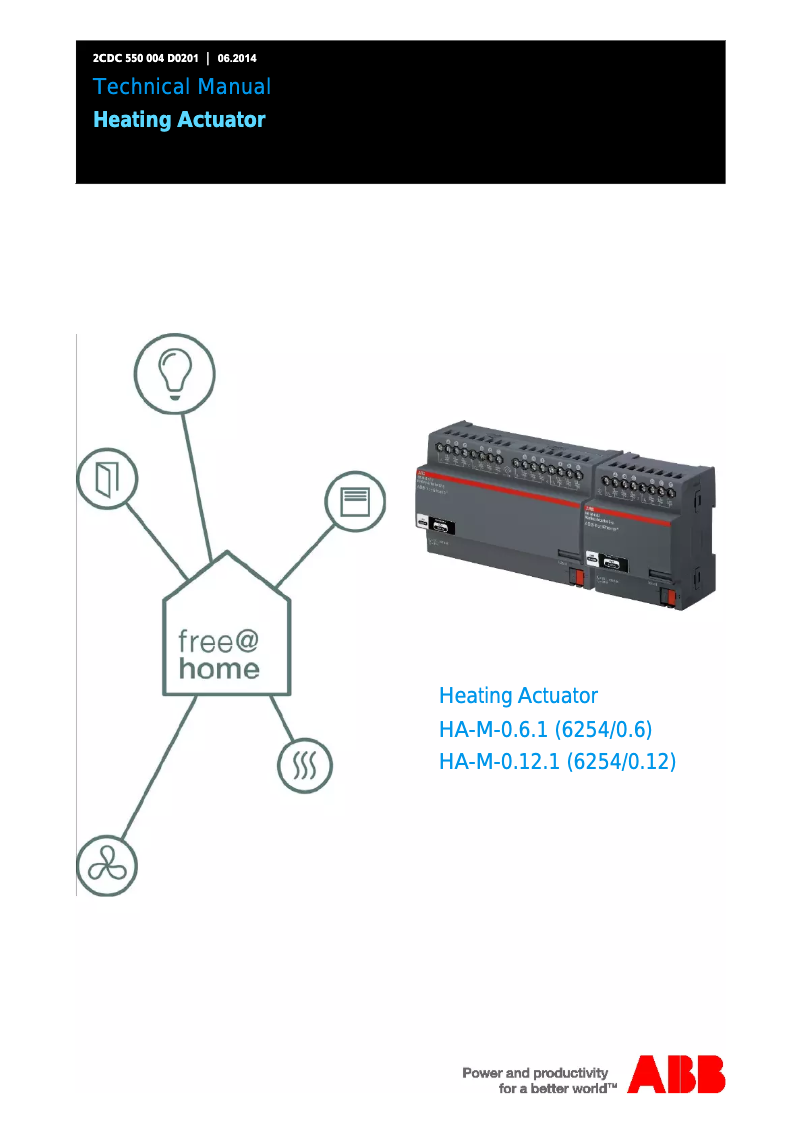Page n°1 - Manuel utilisateur ABB HA-M-0.12.1