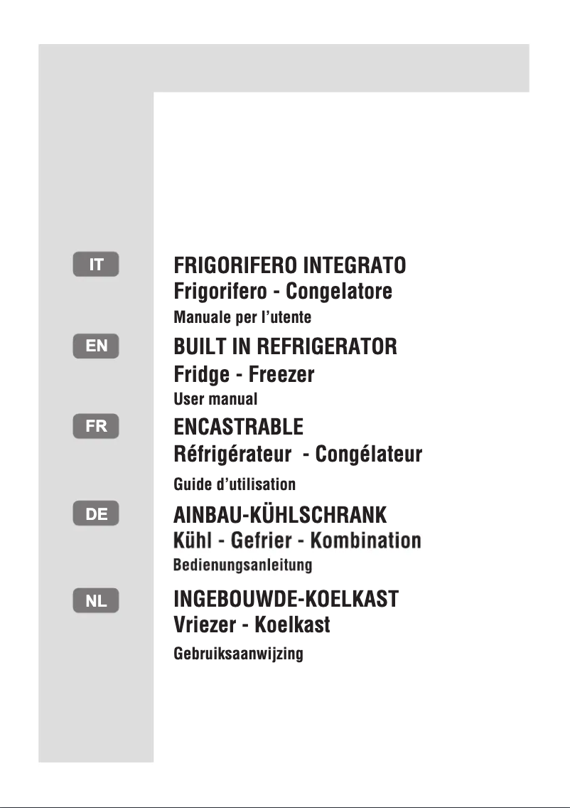 Image de la première page du manuel de l'appareil BRBS 172 T