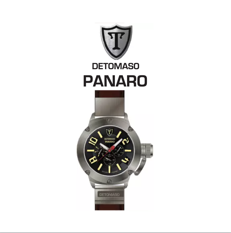 Image de la première page du manuel de l'appareil Panaro