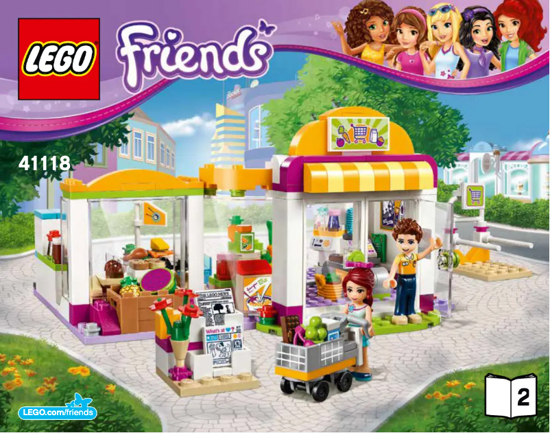 Page 1 de la notice Manuel utilisateur Lego Friends 41118
