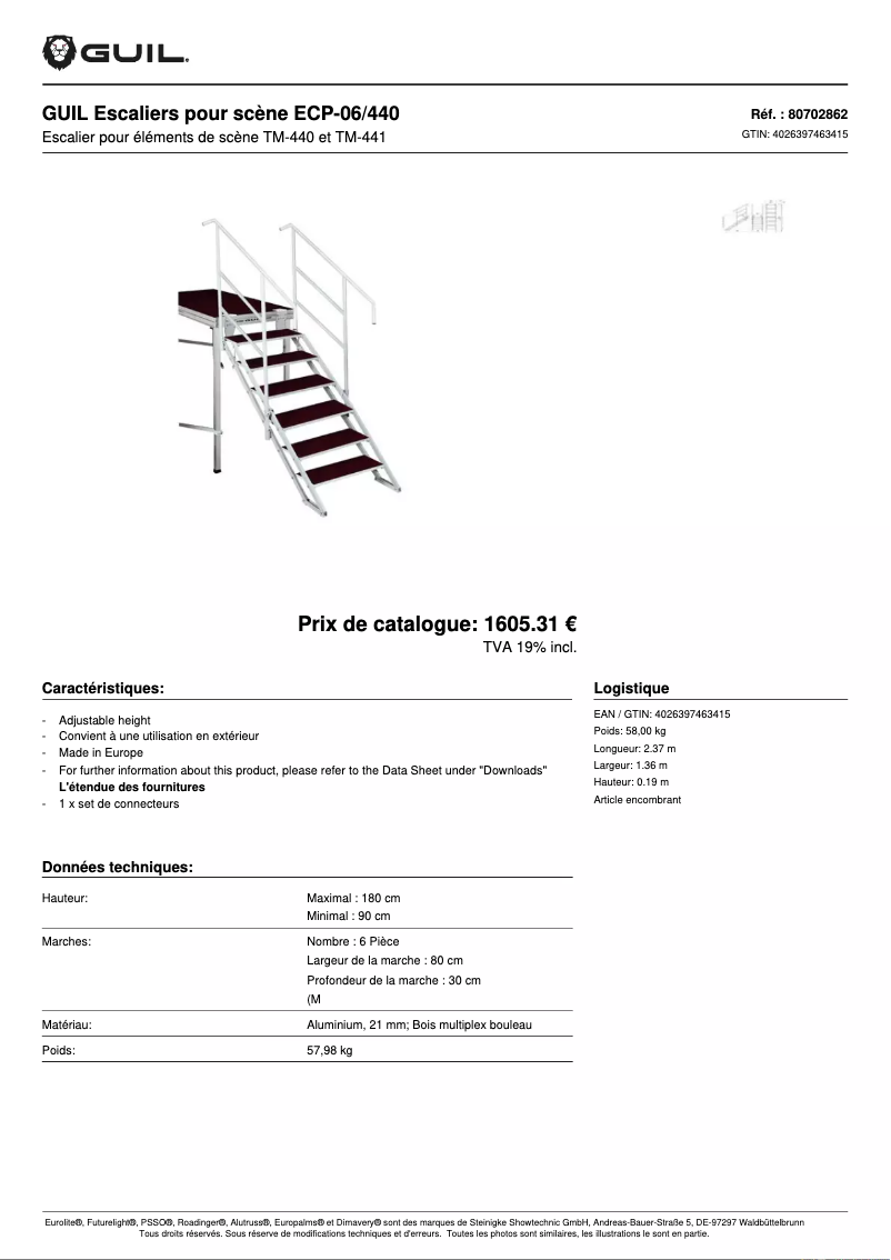 Image de la première page du manuel de l'appareil ECP-06
