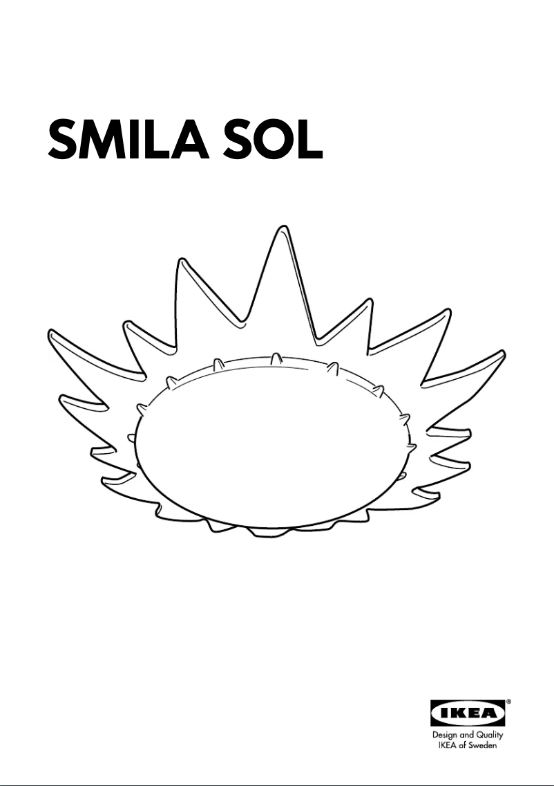Imagen de la primera página del manual del dispositivo SMILA SOL