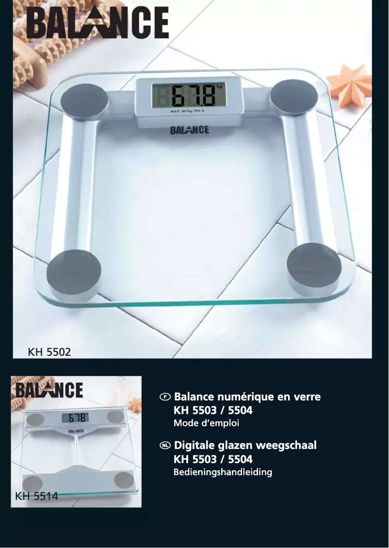 Page n°1 - Manuel utilisateur Balance KH 5514
