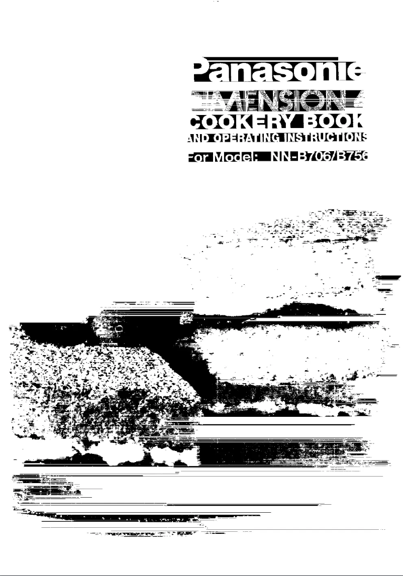 Page 1 de la notice Manuel utilisateur Panasonic NN-B706