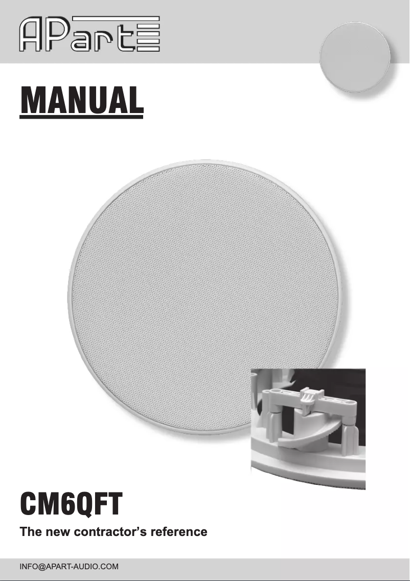 Image de la première page du manuel de l'appareil CM6QFT