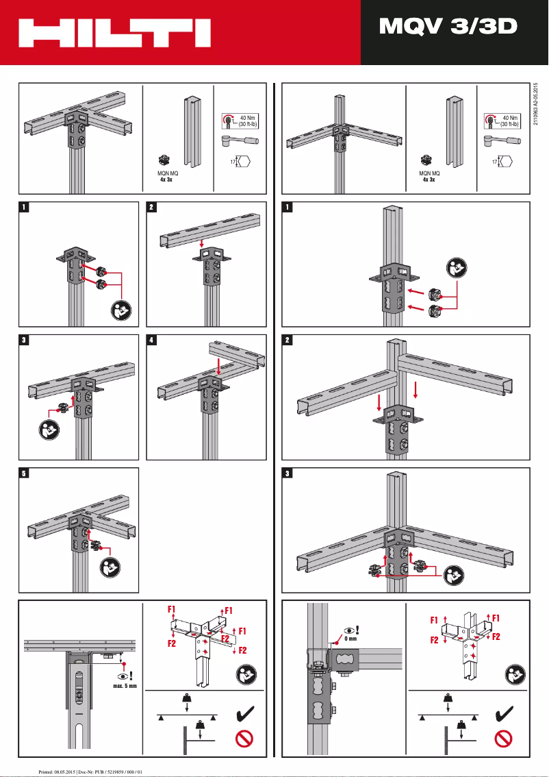 Image de la première page du manuel de l'appareil MQV-3/3 D