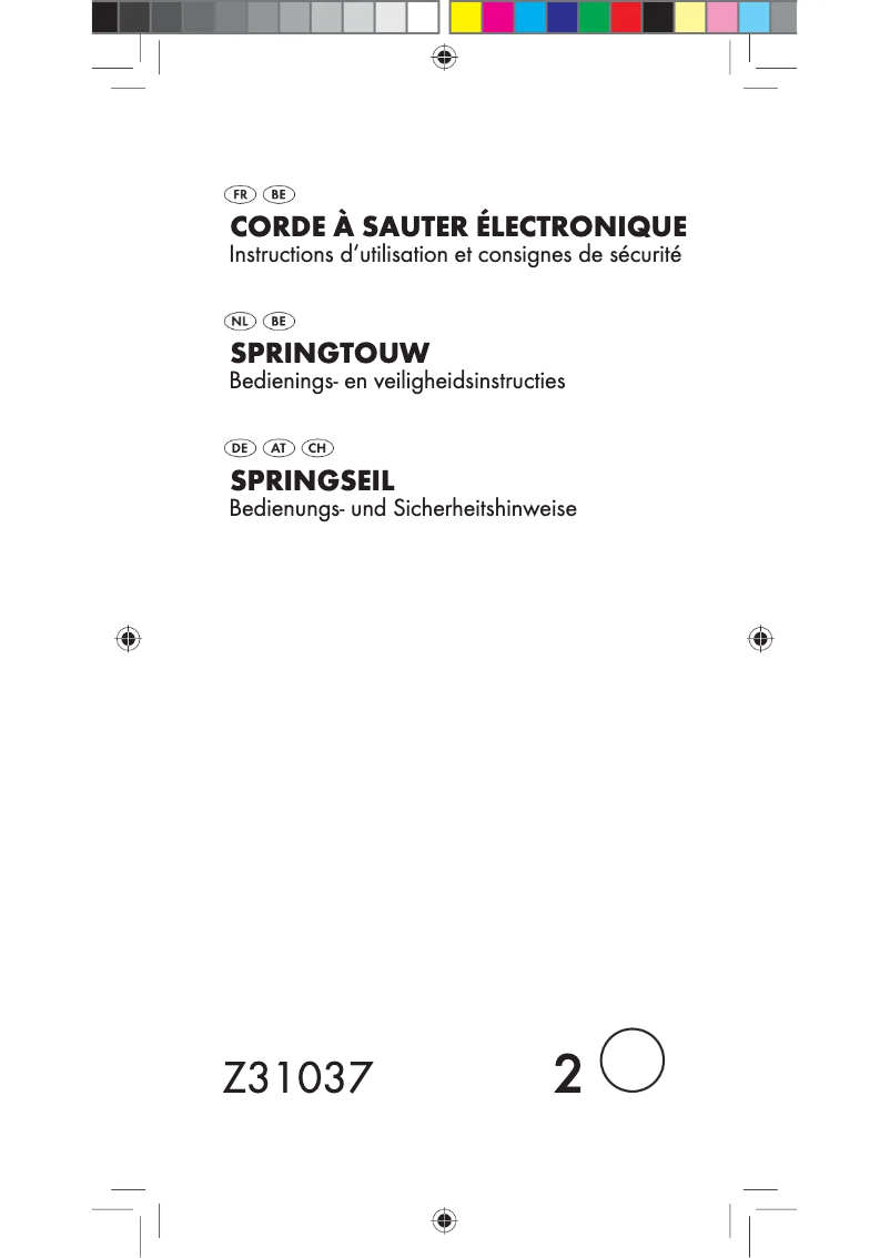 Page n°1 - Manuel utilisateur Crivit SC-1358