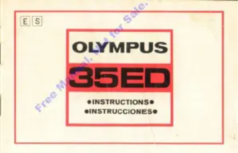 Image de la première page du manuel de l'appareil 35ED