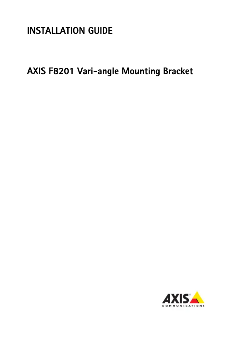 Page 1 de la notice Manuel utilisateur Axis P1280-E