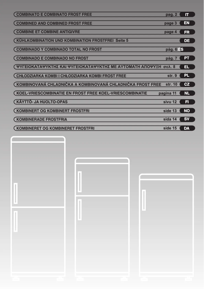Page n°1 - Manuel utilisateur Hoover HCF 5176 W