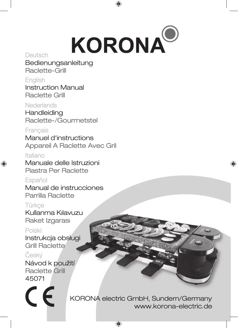 First page image of the manual for 45071