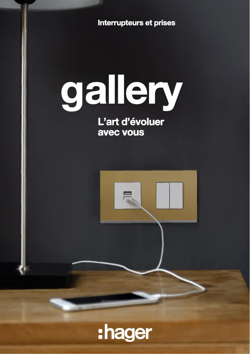 Page 1 de la notice Brochure Hager WXF225