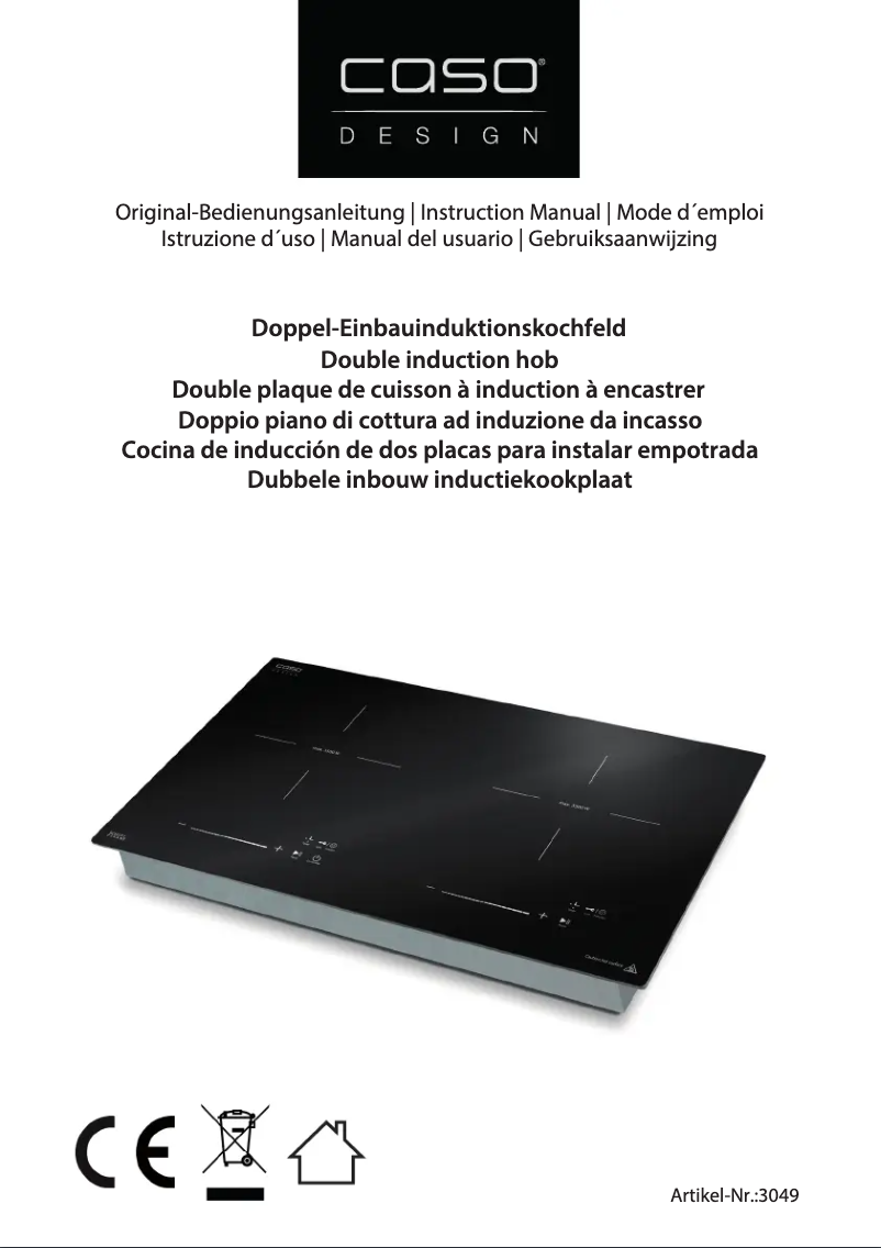 Image de la première page du manuel de l'appareil DuoChef 3500