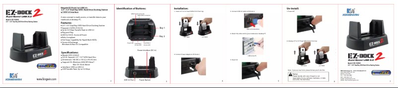 Image de la première page du manuel de l'appareil EZD-2536U3
