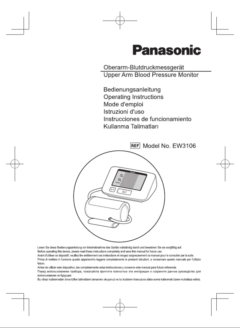 Image de la première page du manuel de l'appareil EW-3106