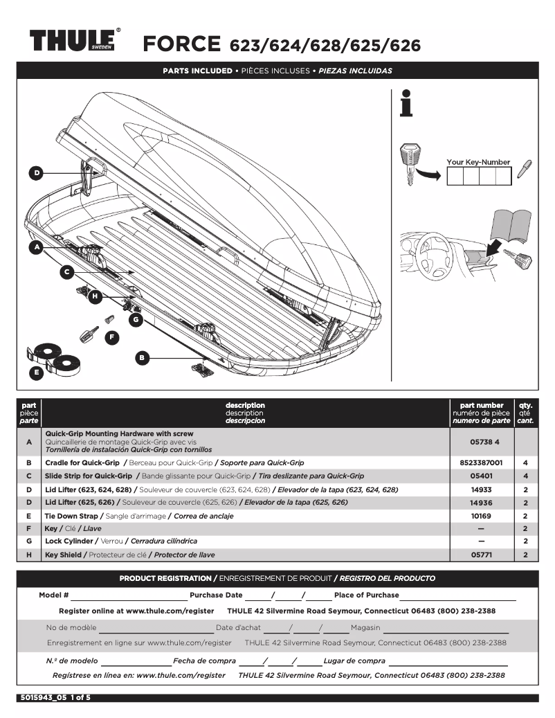 Imagen de la primera página del manual del dispositivo Force L
