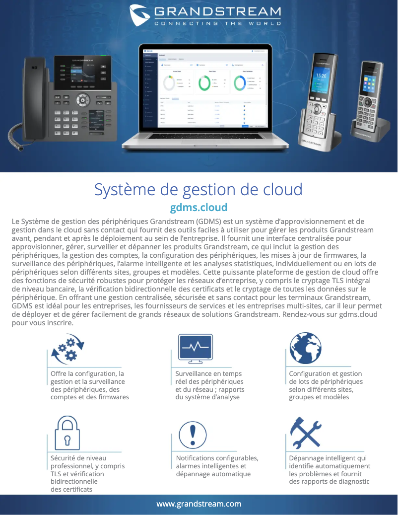 Image de la première page du manuel de l'appareil GDMS