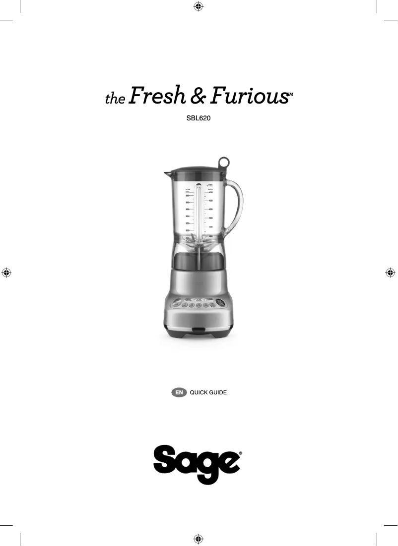 Page n°1 - Manuel utilisateur Sage the Fresh & Furious BBL620