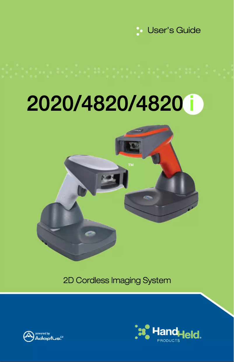 Image de la première page du manuel de l'appareil 4820i