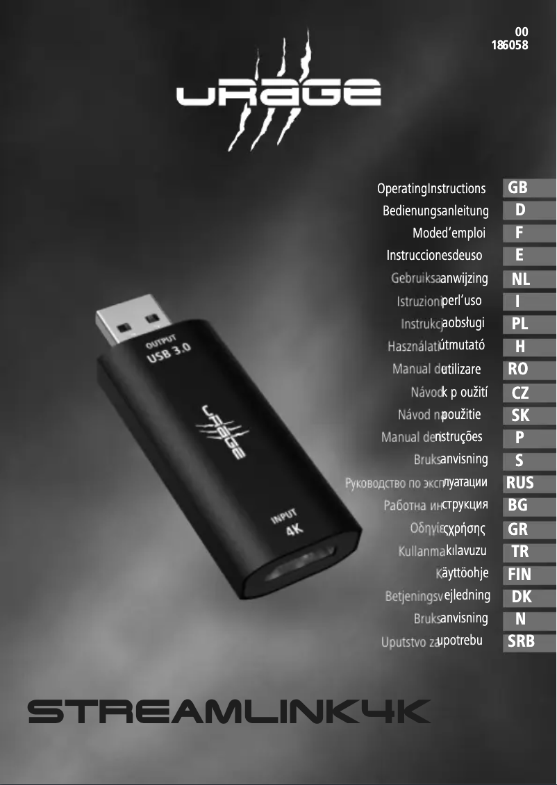 Image de la première page du manuel de l'appareil 00186058