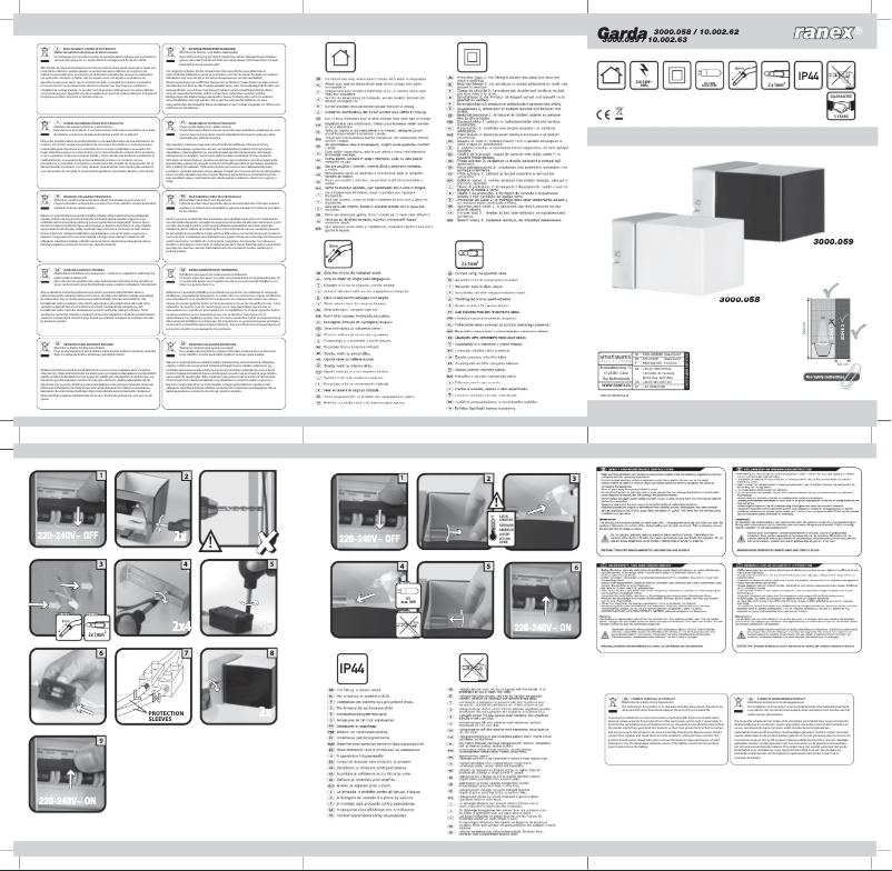 Page 1 de la notice Manuel utilisateur Smartwares 10.002.62