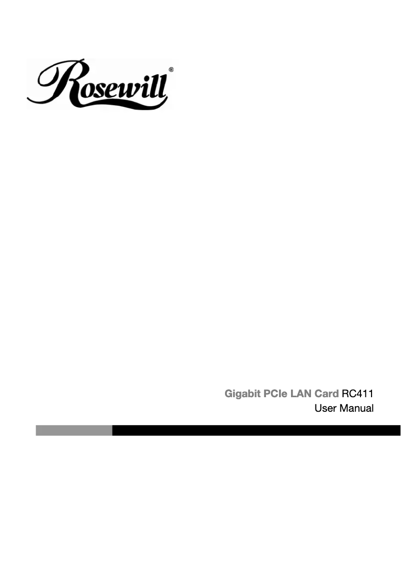 Image de la première page du manuel de l'appareil RC-411