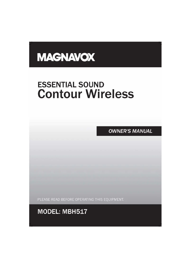 Page 1 de la notice Manuel utilisateur Magnavox MBH517