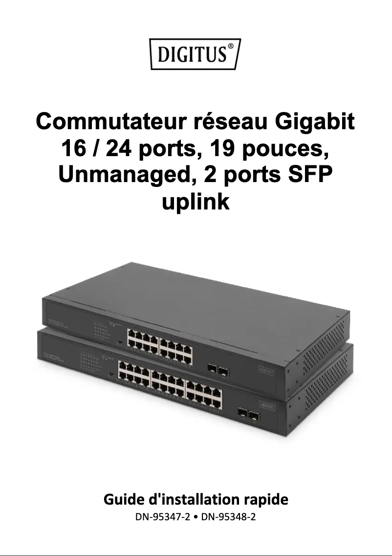 Page n°1 - Manuel utilisateur Digitus DN-95348-2