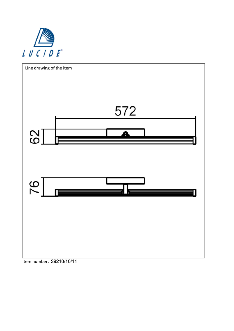 Page n°1 - Manuel utilisateur Lucide Belpa 39210/10/11