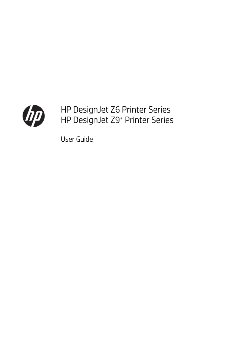Page 1 de la notice Manuel utilisateur HP DesignJet Z6dr