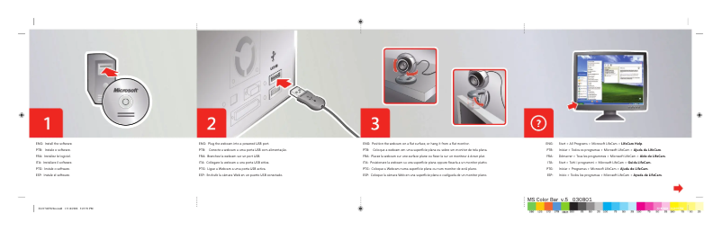 Page n°1 - Manuel utilisateur Microsoft LifeCam VX-6000