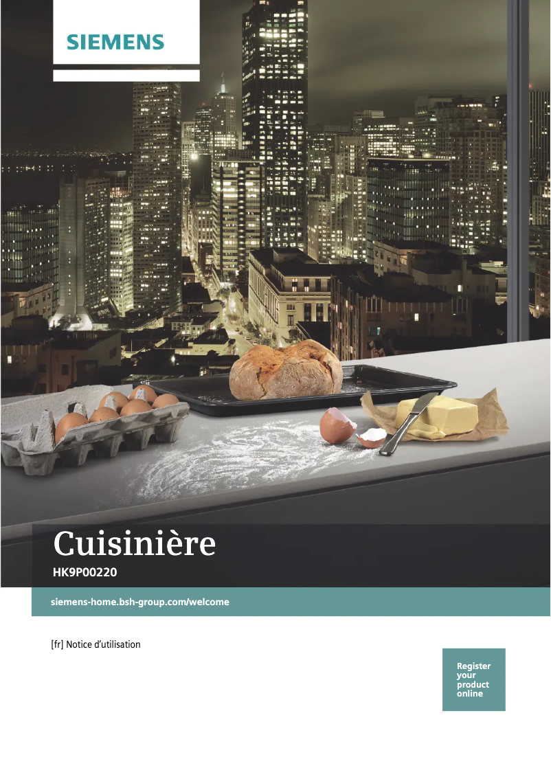 Page 1 de la notice Mode d'emploi Siemens HK9P00220