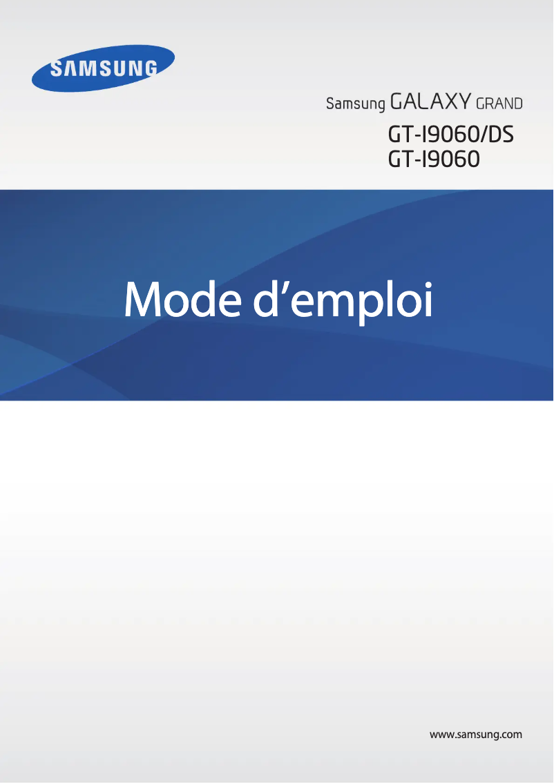 Page 1 de la notice Manuel utilisateur Samsung Galaxy Grand